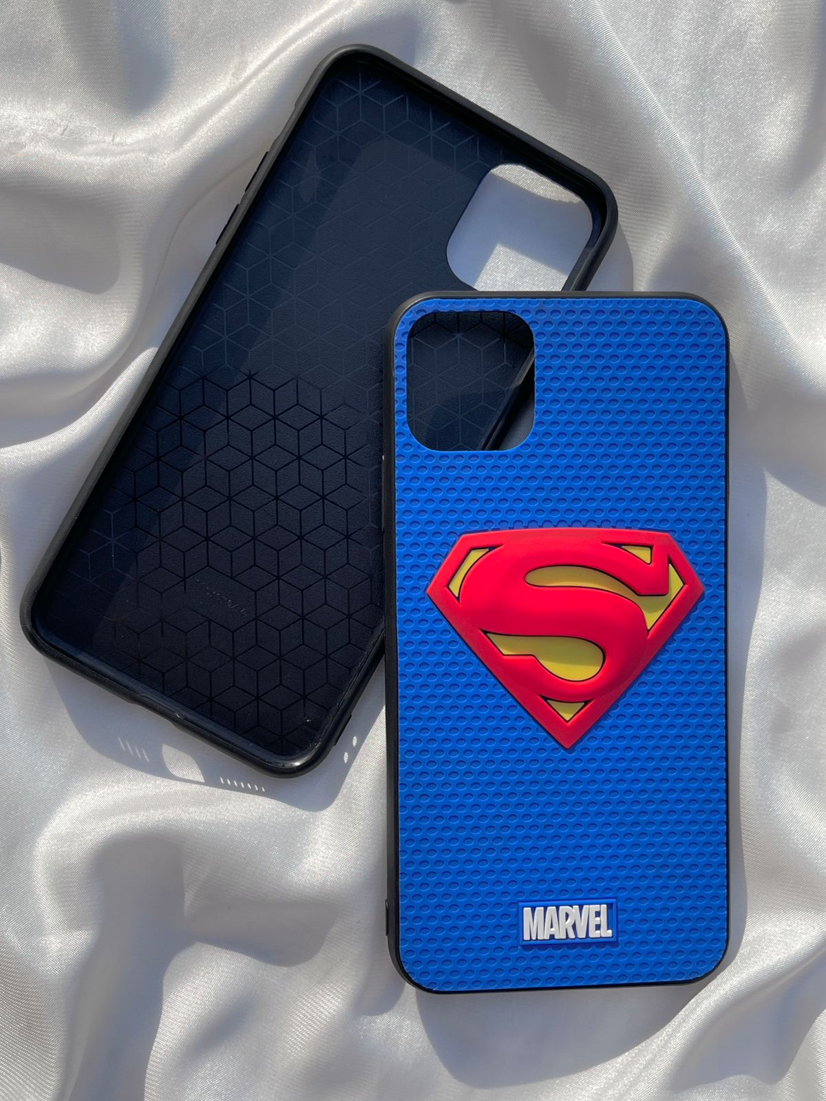 iPhone "11 Pro Max" Super-Man 3D Embossed Case