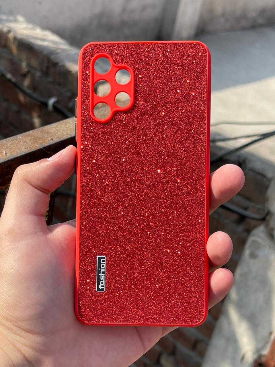 Samsung Galaxy "A32 (4G)" Glitter Sparkle Case - Red