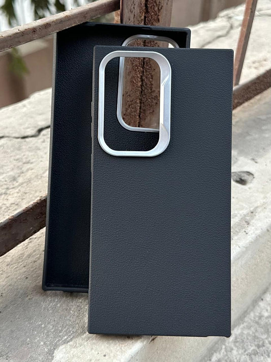 Samsung Galaxy "S24 Ultra" Leather Textured Case - Black