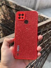 Realme "C21" Glitter Sparkle Case - Red