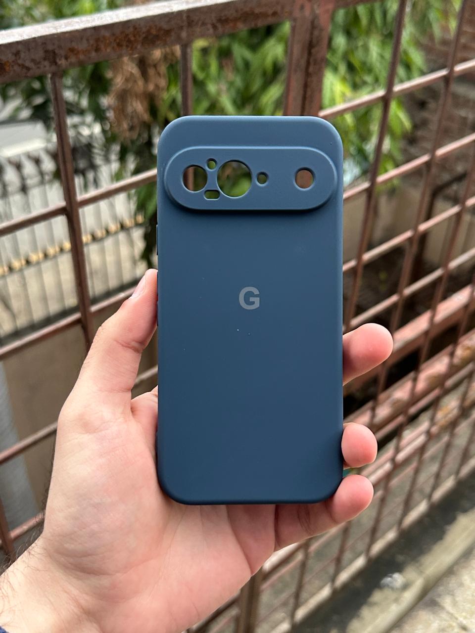 Google Pixel "9" Silicone Case "Blue"