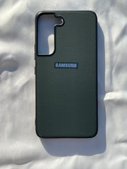 Samsung Galaxy "S22" Silicone Case "Chrome Logo"