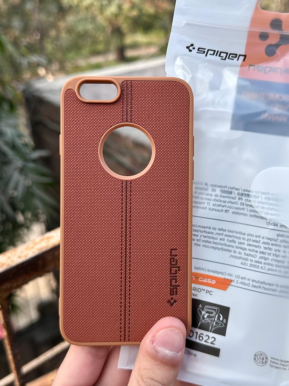 iPhone "6/6s" Spigen Premium Woven Stitched Case - Brown