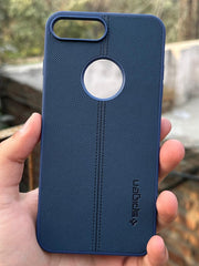 iPhone "7/8 Plus" Spigen Premium Woven Stitched Case - Blue