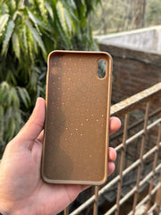 iPhone "XS Max" Premium Woven "Leather Feel" Case - Brown