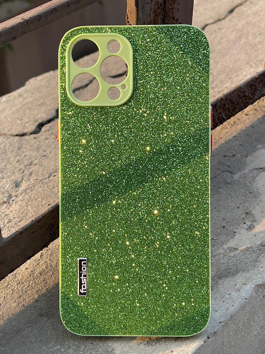 iPhone "12 Pro Max" Glitter Sparkle Case - Green