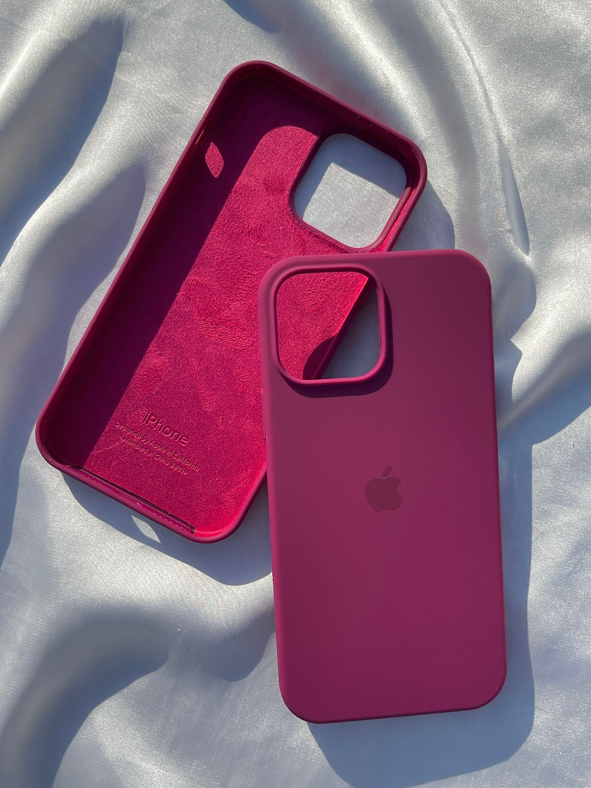 iPhone "13 Pro Max" Silicone Case "Plum"