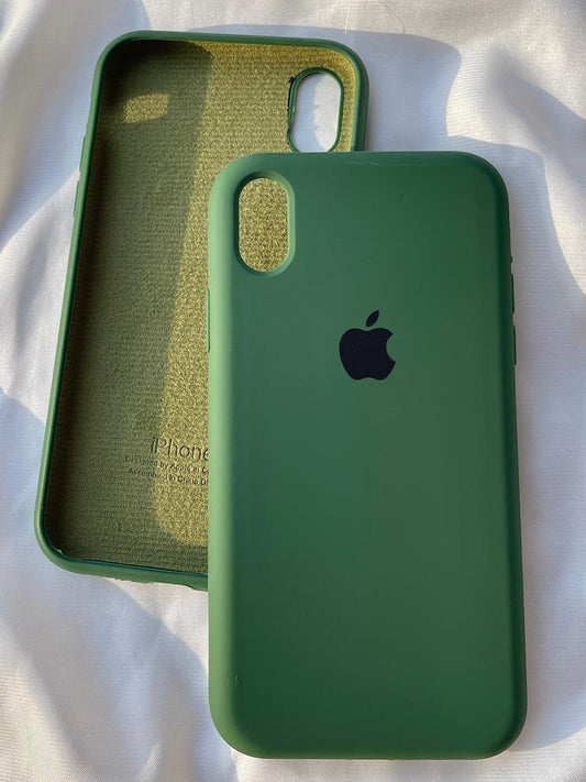 iPhone "XR" Silicone Case “Forest Green”