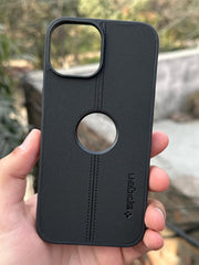 iPhone "15" Spigen Premium Woven Stitched Case - Black