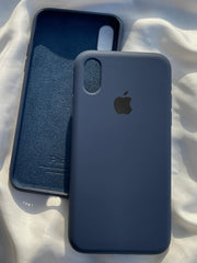iPhone "X/XS" Silicone Case "Dark Blue"