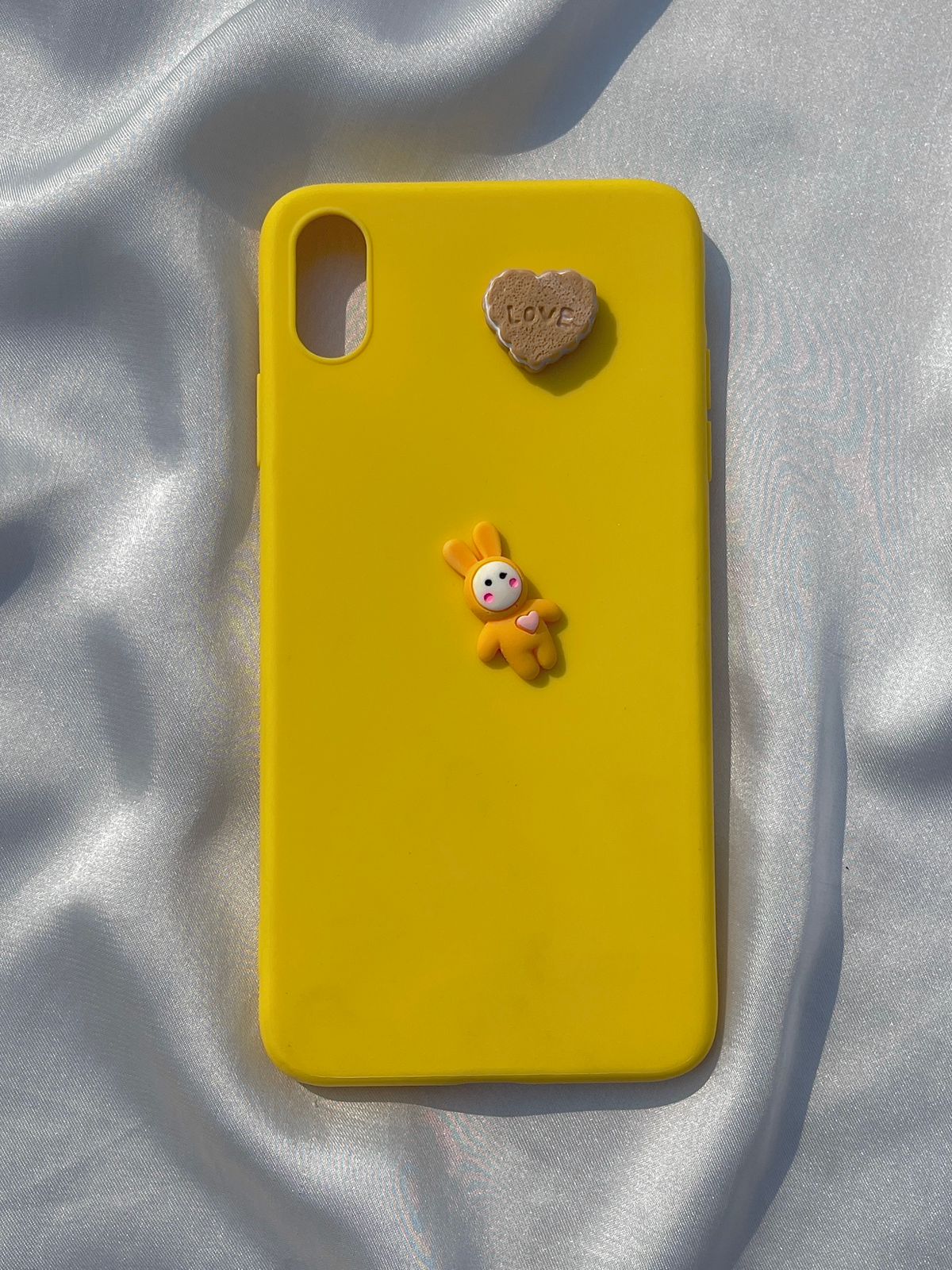 iPhone "XS Max" 3D Silicone Case "Bear and Love" Edition