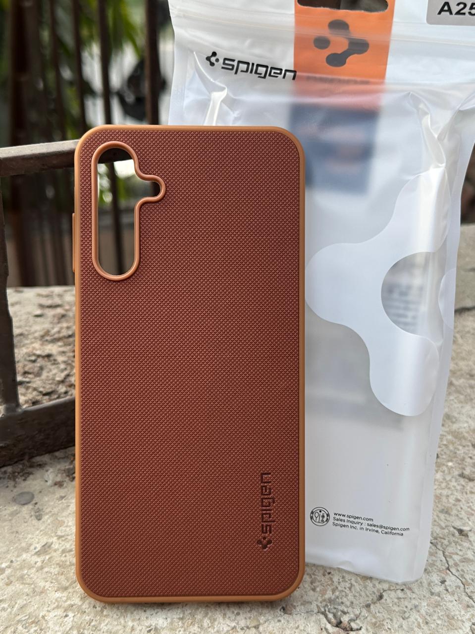 Samsung Galaxy "A25" Spigen Rugged Texture Case - Brown