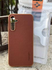 Samsung Galaxy "A25" Spigen Rugged Texture Case - Brown