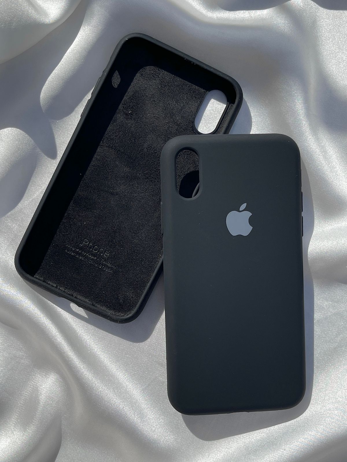 iPhone "X/XS" Silicone Case "Black"