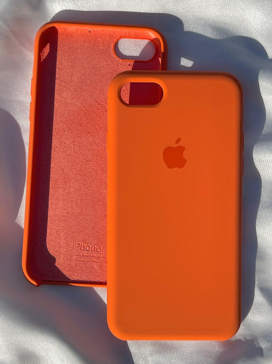 iPhone "7/8" Silicone Case "Neon Orange"