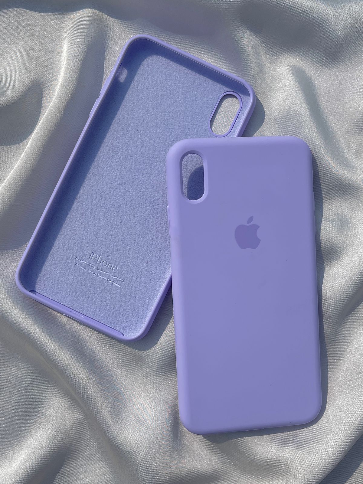 iPhone "XS Max" Silicone Case "Lilac"