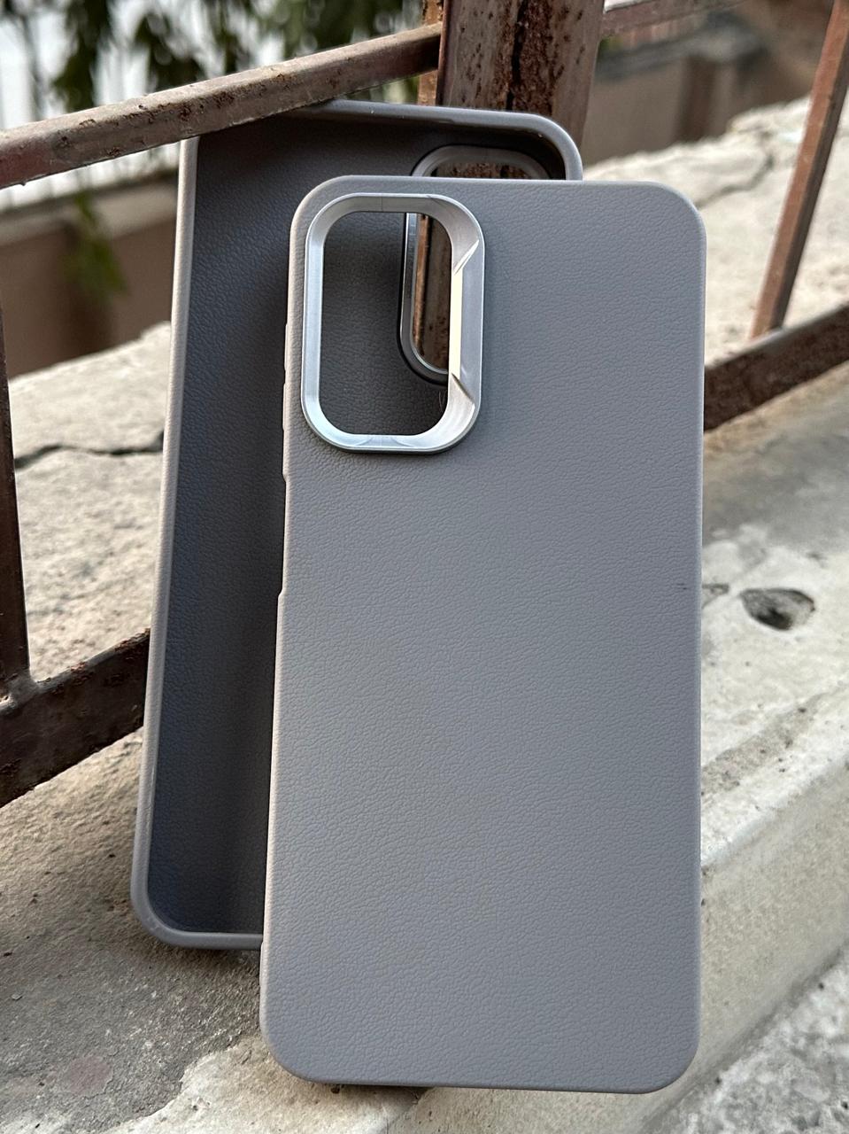 Samasung Galaxy "A14" Leather Textured Case - Gray