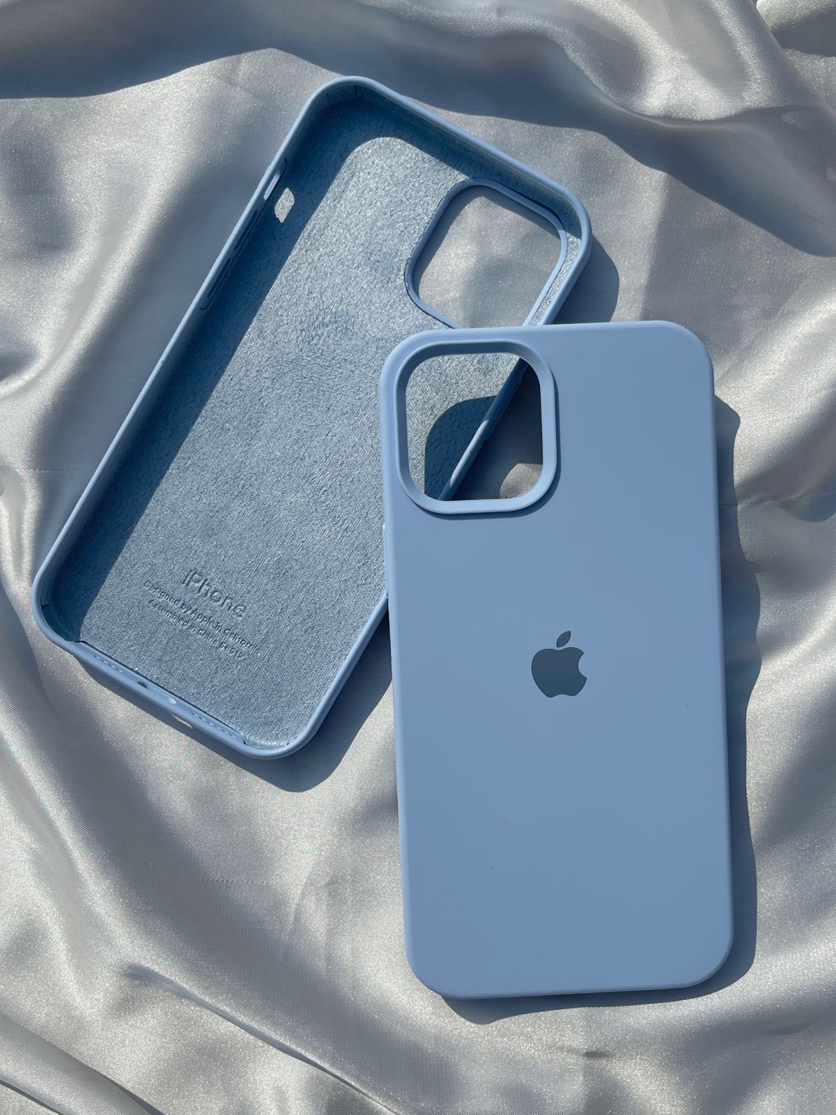 iPhone "12 Pro Max" Silicone Case "Sky Blue"