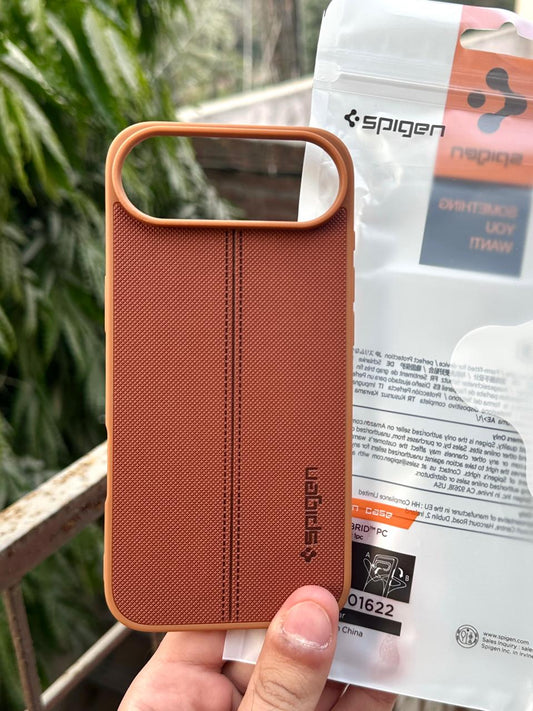 iPhone "Air" Spigen Premium Woven Stitched Case - Brown