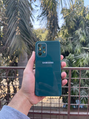 Samsung Galaxy "A52/A52s" Tempered Glass "Chrome" Case